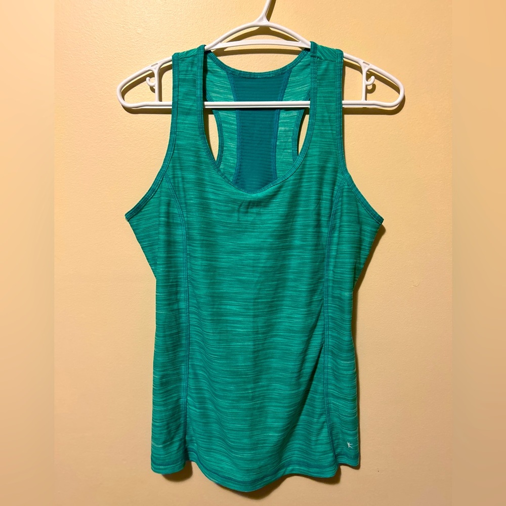 Teal Danskin DriFit Racer back tank